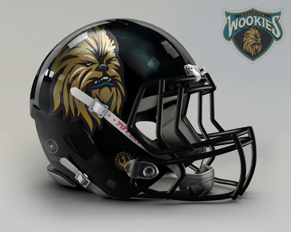Star Wars Football Helmets
