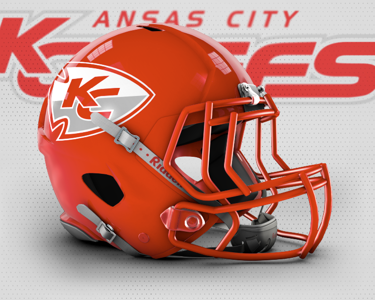 Chiefs Red Helmet