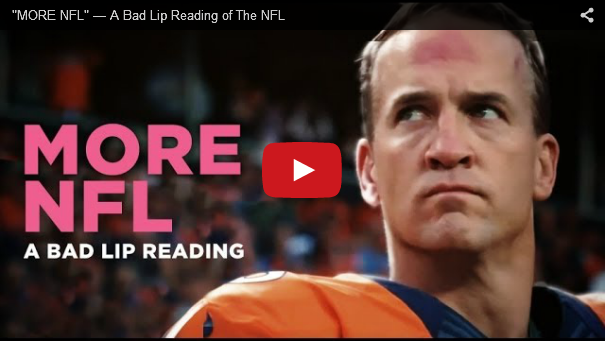 More Bad Lip Reading of the NFL