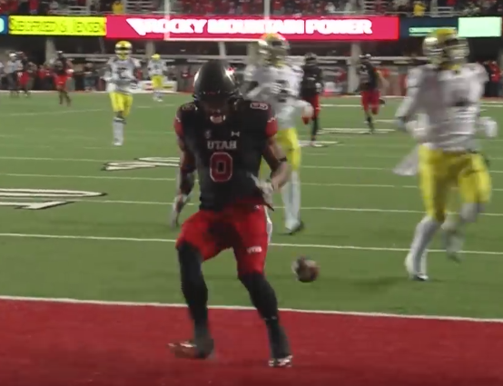 Utah Receiver Celebrates Early