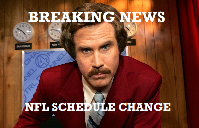 NFL Schedule Changes for Week 14