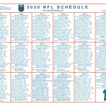 printable schedule | Football Weblog